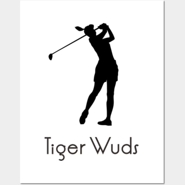 Parody Tiger Woods Wall Art by DekkenCroud